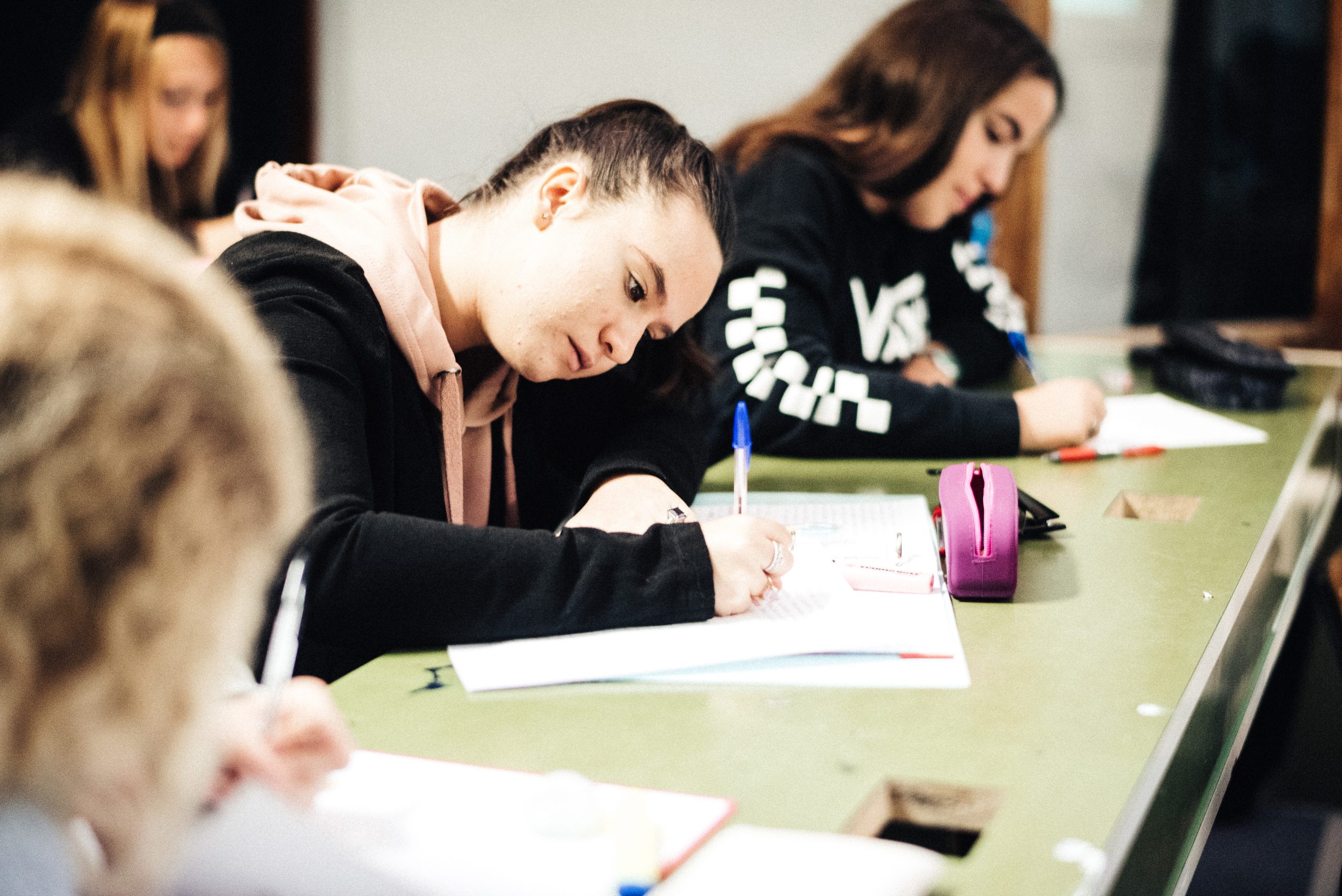 Studenti in aula — Istituto San Francesco di Sales, Città di Castello