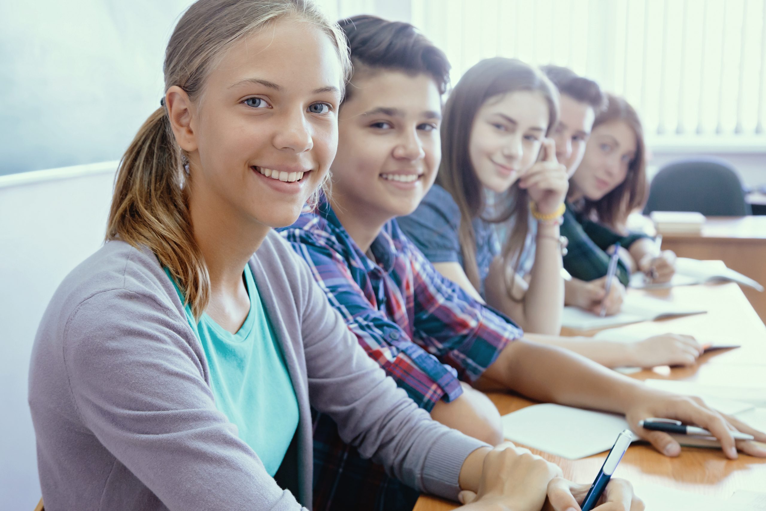 Studenti al Liceo Europeo paritario — San Francesco di Sales, Città di Castello